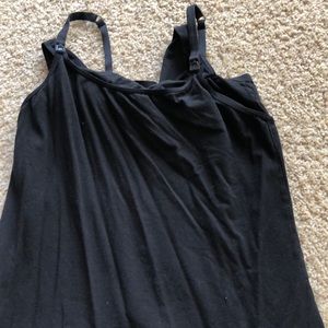 Black nursing cami